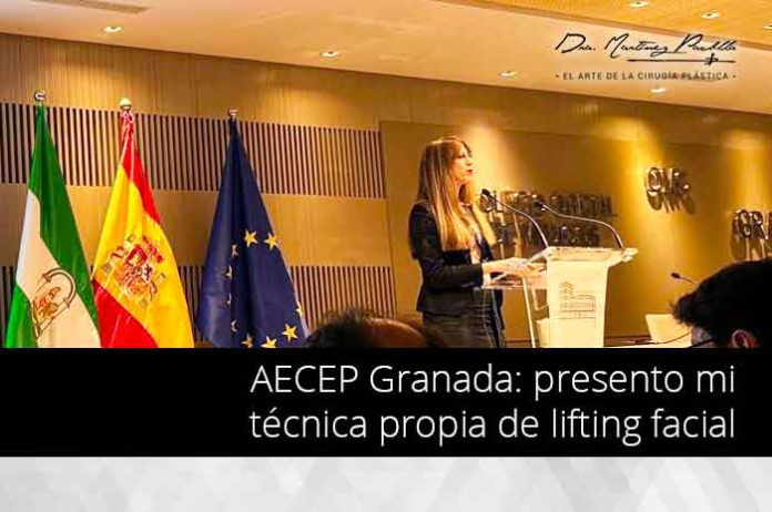 Presento-mi-tecnica-propia-de-lifting-facial-en-Aecep-Granada Dra Martínez Padilla técnica propia lifting facial